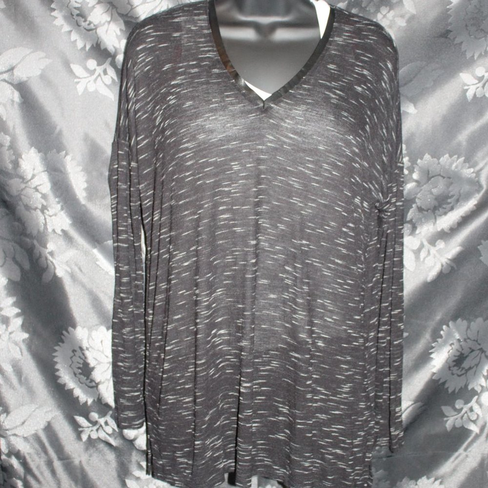 Joe Fresh Black Sheer Womens top